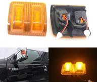 xinctai 2pcs led side mirror marker light turn signal lamp for 2008 to 2016 ford f250 f350 f450 f550 super duty pickup truck lights & lighting accessories logo