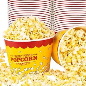 img 4 attached to 🍿 Вам представляется набор "Ultimate Popcorn Bucket Set": великолепные попкорн-ведра от Stock Your Home — лучший выбор для серьезных перекусов!
