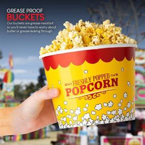 img 1 attached to 🍿 Вам представляется набор "Ultimate Popcorn Bucket Set": великолепные попкорн-ведра от Stock Your Home — лучший выбор для серьезных перекусов!