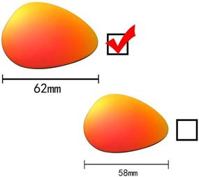 img 2 attached to 🕶️ Enhanced Protection Flash for Ray Ban: HEYDEFO 62mm Replacement