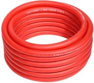 4 gauge red 25ft power/ground wire true 4 awg power wire-true spec and soft touch cable (red) logo