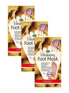 👣 purederm exfoliating foot mask - unveiling baby-soft skin in just 2 weeks! (3 pack, 3 treatments) logo