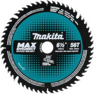 🔪 пильный диск makita b-57342 6,5 дюйма, 56 зубьев, для аккумуляторной циркулярной пилы с карбидными наконечниками логотип