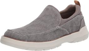 img 4 attached to 👞 Ultimate Comfort and Style: Skechers Doveno Hangout Canvas Loafer Medium