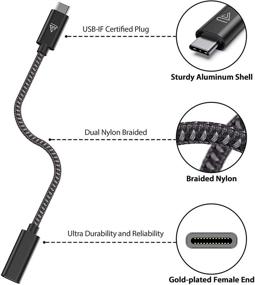 img 3 attached to Удлинитель USB Type C Faracent 3.3 фута/1 метр - кабель USB 3.1(10Gbps), тип C, мужской к разъему женского типа, для зарядки и синхронизации Nintendo Switch, M1 MacBook Pro Air, iPad Pro 2020, Dell XPS, Surface Book - черный.