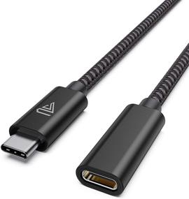 img 4 attached to Удлинитель USB Type C Faracent 3.3 фута/1 метр - кабель USB 3.1(10Gbps), тип C, мужской к разъему женского типа, для зарядки и синхронизации Nintendo Switch, M1 MacBook Pro Air, iPad Pro 2020, Dell XPS, Surface Book - черный.