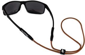 img 4 attached to Pilotfish Premium Leather Sunglass Retainer: Optimized Men's Accessories