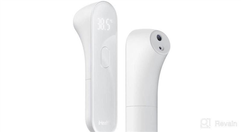 img 1 attached to iHealth PT3 No-Touch Forehead Thermometer: Digital Infrared Touchless Thermometer with Ultra-Sensitive Sensors for Adults, Kids, and Babies. review by Lori Aguirre