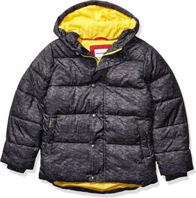 img 4 attached to 🧥 Stay Cozy with Amazon Essentials Heavy Weight Hooded Puffer Boys' Jackets & Coats