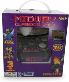 img 4 attached to 🕹️ Unleash Nostalgia with MSI Entertainment, Inc. Midway Classic Arcade Classics Volume 1 (Black)