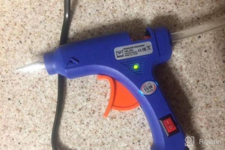 img 1 attached to 🦍 Gorilla Dual Temperature Mini Hot Glue Gun Kit with 30 Hot Glue Sticks, Pack of 1 review by Kenny Moreno