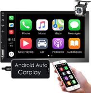 🚗 nhopeew android auto/apple carplay double din car stereo - 7 inch touchscreen, bluetooth, back-up camera, fm radio, mirror link, steering wheel control logo