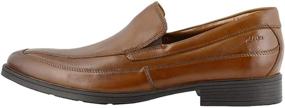 img 4 attached to 👞 Stylish and Comfortable: CLARKS Tilden Free Black Leather Men's Loafers & Slip-Ons