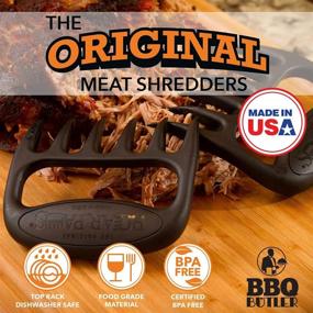 img 3 attached to 🔪 Bear Paws Shredder Claws - Effortlessly Lift, Handle, Shred, and Cut Meats - Must-Have for BBQ Experts - Razor-Sharp Blades and Nylon with Heat Resistance