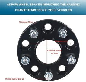 img 1 attached to ADPOW Compatible 5X114 3Mm Infiniti Thickness