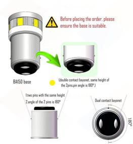 img 3 attached to 🔋 Wiseshine BA15D светодиодная лампа (набор из 4 штук) - высококачественная DC9-30V 11SMD 5630 зеленого цвета | Гарантия на 3 года