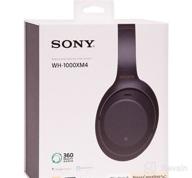 img 1 attached to 🎧 Sony WH-1000XM4: Premium Black Wireless Noise Canceling Overhead Headphones with Mic, Phone-Call & Alexa Voice Control review by Reg Lin