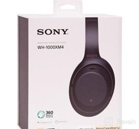 img 7 attached to 🎧 Sony WH-1000XM4: Premium Black Wireless Noise Canceling Overhead Headphones with Mic, Phone-Call & Alexa Voice Control