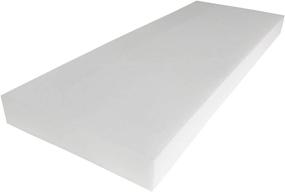 img 4 attached to 🪑 High Density Upholstery Foam Padding - 2" x 18" x 120" - Custom Pillow, Chair, and Couch Cushion Replacement Foam - Craft Foam Upholstery Supplies - Foam Pad for Cushions and Seat Repair