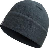 temple tape tactical fleece watch cap beanie – fleece skull cap hat - unisex logo