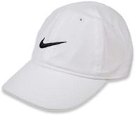 🧢 nike cotton baseball cap with solid swoosh logo