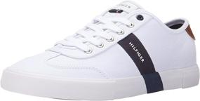 img 4 attached to Tommy Hilfiger Pandora White Medium Men's Shoes and Fashion Sneakers