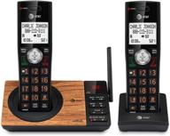 📞 at&t cl82267 dect 6.0 2-handset беспроводной телефон: домашний телефон с автоответчиком, блокировкой звонков, объявлением абонента с caller id и больше логотип