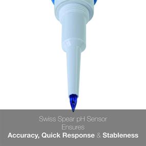 img 3 attached to 🧪 Apera Instruments Premium-Series Food pH Pocket Tester Kit with Swiss Spear pH Electrode, ±0.01 pH Accuracy, -2.00-16.00 pH Range (AI313)