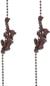 img 1 attached to Oil Rubbed Bronze Monkey Fan Pulls Set by Upgradelights