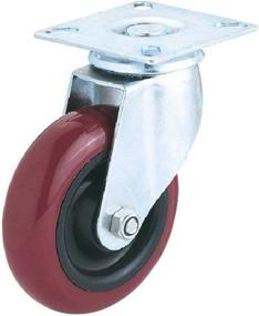 img 1 attached to 🔘 Steelex D2611 5" Polyurethane Swivel Caster