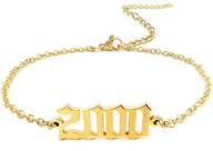 bracelets plated anklets adjustable birthday girls' jewelry logo