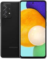 📱 samsung galaxy a52 5g 128gb black, water resistant unlocked android cell phone with 64mp camera - us version logo