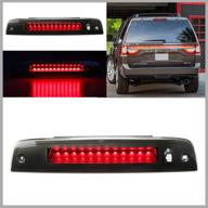 🚦 sanzitop led 3rd brake light assembly for ford expedition / lincoln navigator - high mount brake & rear tail light - black housing with smoke lens - fits 2003-2016 models - 923259 7l1z13a613a 6l1z13a613aa logo