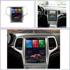 img 3 attached to 🚗 LUOWAN Android 10 Car Stereo with GPS Navigation System for Jeep Grand Cherokee 2008-2013 | 12.1inch 1024x768 Octa-core 3+32G | IPS Touch Screen | Support carplay, 4G Network | Bluetooth, WiFi | Built-in Maps