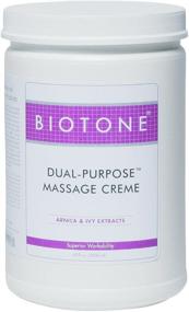 img 1 attached to 🧴 Biotone Dual Purpose Massage Cream - Half Gallon Size (68oz): Soothes & Nourishes Your Skin