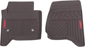 img 3 attached to 🚗 GMC Logo Cocoa Premium All-Weather Floor Mats for First-Row - GM Accessories 23452763