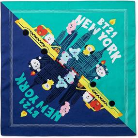 img 4 attached to BT21 Character Bandana Headband Turquoise