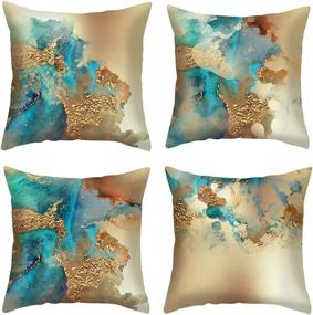 img 4 attached to Jasfura Printed Decorative Cushion 18X18Inch