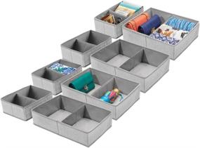 img 4 attached to 👶 MDesign Nursery Dresser Drawer Storage Organizer for Kids' Home Store - Ideal for Nursery Furniture