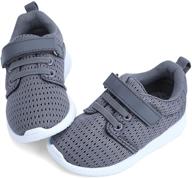 👟 hiitave toddler shoes: lightweight breathable sneakers for boys and girls - washable strap athletic tennis shoes, ideal for running and walking logo