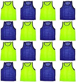 img 1 attached to 🏈 BlueDot Trading Youth Pinnie Scrimmage Vest for Sports Training