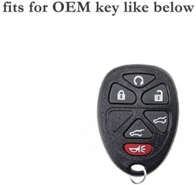 img 1 attached to High-Quality Deep Purple Silicone Cover Protector for CHEVROLET BUICK 🔮 GMC CADILLAC SATURN 6 Button Remote Key Fob - SEGADEN CV4608