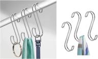 🧥 idesign classico s metal accessory hook set for wardrobes, handbags, belts, and jackets - closet rod organizer логотип