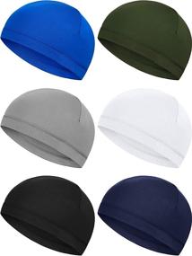 img 4 attached to 🧢 Stay Dry and Comfortable with Boao 6-Piece Helmet Liner Skull Caps: Perfect for Running, Cycling, and More!