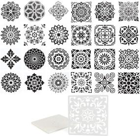 img 4 attached to Mandala Painting Templates Stencils Projects Scrapbooking & Stamping