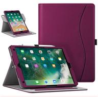 📱 fintie purple smart case for ipad air (3rd gen) & ipad pro 10.5" - 360° rotating stand, corner protection, pencil holder, auto sleep/wake logo