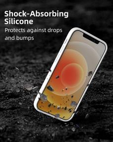 img 2 attached to 📱 K TOMOTO iPhone 12 Mini Bumper Case: Soft Liquid Silicone Gel Rubber Cover for Slim & Stylish Protection (White)