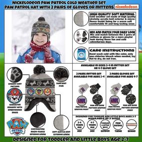 img 2 attached to 🧤 Winter Gloves Mittens for Boys' Accessories by Nickelodeon Patrol