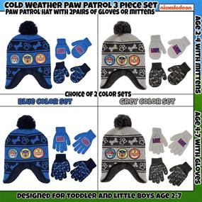 img 1 attached to 🧤 Winter Gloves Mittens for Boys' Accessories by Nickelodeon Patrol