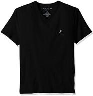 футболка nautica с v-образным вырезом и рукавами xx large логотип